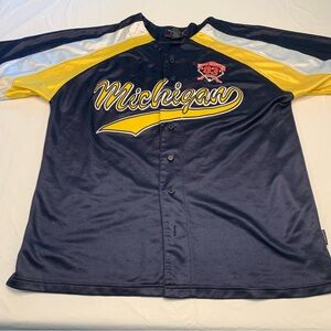 Vintage Michigan Wolverines World Champions 03 All Star Jersey Veezo Men’s Large